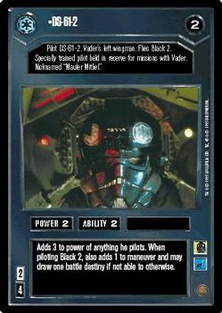 1995 Decipher Star Wars CCG Premiere Limited #NNO DS-61-2 Front