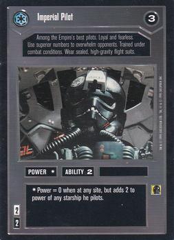 1995 Decipher Star Wars CCG Premiere Limited #NNO Imperial Pilot Front