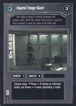 1995 Decipher Star Wars CCG Premiere Limited #NNO Imperial Trooper Guard Front