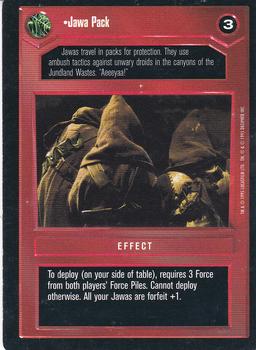 1995 Decipher Star Wars CCG Premiere Limited #NNO Jawa Pack Front