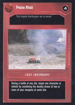 1995 Decipher Star Wars CCG Premiere Limited #NNO Precise Attack Front