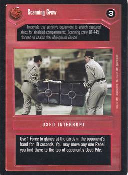 1995 Decipher Star Wars CCG Premiere Limited #NNO Scanning Crew Front