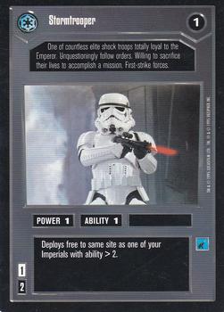 1995 Decipher Star Wars CCG Premiere Limited #NNO Stormtrooper Front
