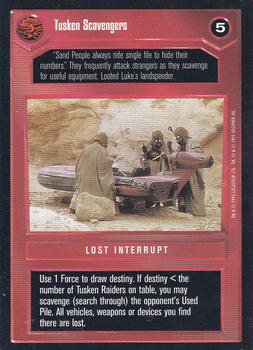 1995 Decipher Star Wars CCG Premiere Limited #NNO Tusken Scavengers Front