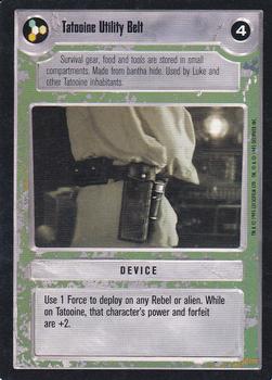 1995 Decipher Star Wars CCG Premiere Limited #NNO Tatooine Utility Belt Front