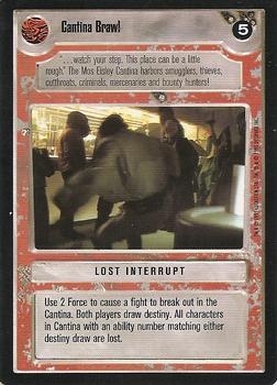 1995 Decipher Star Wars CCG Premiere Limited #NNO Cantina Brawl Front
