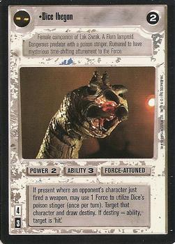 1995 Decipher Star Wars CCG Premiere Limited #NNO Dice Ibegon Front