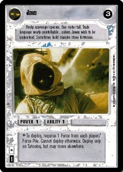 1995 Decipher Star Wars CCG Premiere Limited #NNO Jawa Front