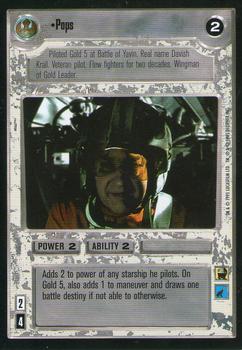 1995 Decipher Star Wars CCG Premiere Limited #NNO Pops Front