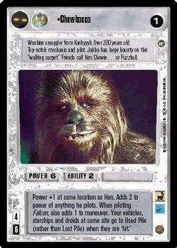 1996 Decipher Star Wars CCG: A New Hope Limited #NNO Chewbacca Front