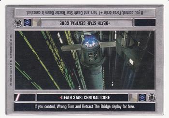 1996 Decipher Star Wars CCG Premiere Unlimited #NNO Death Star: Central Core Front