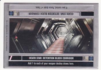1996 Decipher Star Wars CCG Premiere Unlimited #NNO Death Star: Detention Block Corridor Front