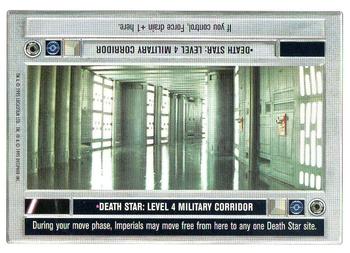 1996 Decipher Star Wars CCG Premiere Unlimited #NNO Death Star: Level 4 Military Corridor Front