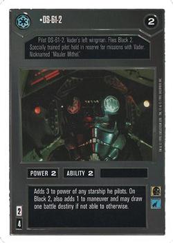 1996 Decipher Star Wars CCG Premiere Unlimited #NNO DS-61-2 Front