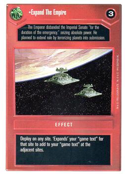 1996 Decipher Star Wars CCG Premiere Unlimited #NNO Expand The Empire Front