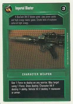 1996 Decipher Star Wars CCG Premiere Unlimited #NNO Imperial Blaster Front