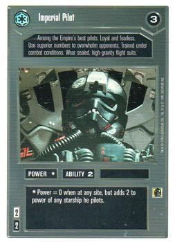1996 Decipher Star Wars CCG Premiere Unlimited #NNO Imperial Pilot Front