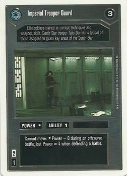 1996 Decipher Star Wars CCG Premiere Unlimited #NNO Imperial Trooper Guard Front