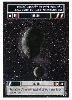 1996 Decipher Star Wars CCG Premiere Unlimited #NNO Kessel Front