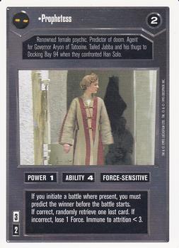 1996 Decipher Star Wars CCG Premiere Unlimited #NNO Prophetess Front
