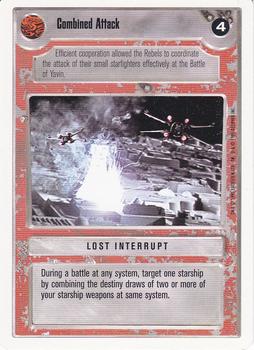 1996 Decipher Star Wars CCG Premiere Unlimited #NNO Combined Attack Front