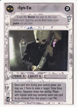 1996 Decipher Star Wars CCG Premiere Unlimited #NNO Figrin D'an Front