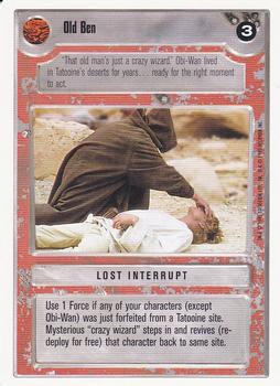 1996 Decipher Star Wars CCG Premiere Unlimited #NNO Old Ben Front