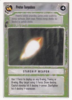 1996 Decipher Star Wars CCG Premiere Unlimited #NNO Proton Torpedoes Front