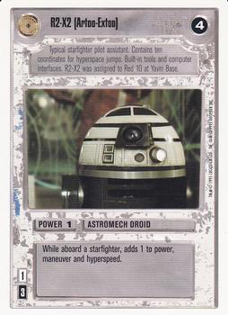 1996 Decipher Star Wars CCG Premiere Unlimited #NNO R2-X2 (Artoo-Extoo) Front