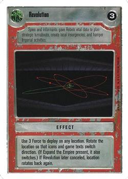 1996 Decipher Star Wars CCG Premiere Unlimited #NNO Revolution Front