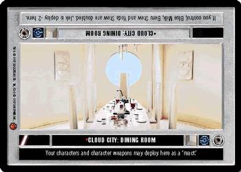 1997 Decipher Star Wars CCG Cloud City Limited #NNO Cloud City: Dining Room Front