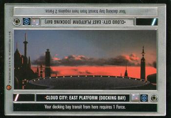 1997 Decipher Star Wars CCG Cloud City Limited #NNO Cloud City: East Platform (Docking Bay) Front