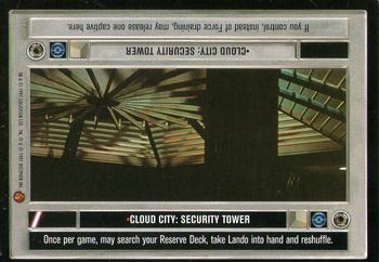 1997 Decipher Star Wars CCG Cloud City Limited #NNO Cloud City: Security Tower Front