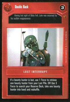 1997 Decipher Star Wars CCG Cloud City Limited #NNO Double Back Front