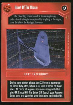 1997 Decipher Star Wars CCG Cloud City Limited #NNO Heart Of The Chasm Front