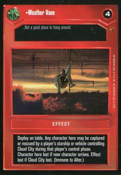 1997 Decipher Star Wars CCG Cloud City Limited #NNO Weather Vane Front