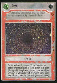1997 Decipher Star Wars CCG Cloud City Limited #NNO Chasm Front