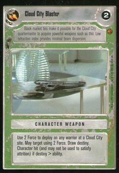 1997 Decipher Star Wars CCG Cloud City Limited #NNO Cloud City Blaster Front