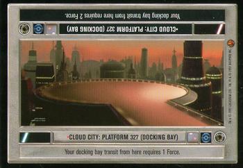 1997 Decipher Star Wars CCG Cloud City Limited #NNO Cloud City: Platform 327 (Docking Bay) Front