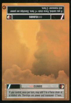 1997 Decipher Star Wars CCG Cloud City Limited #NNO Clouds Front