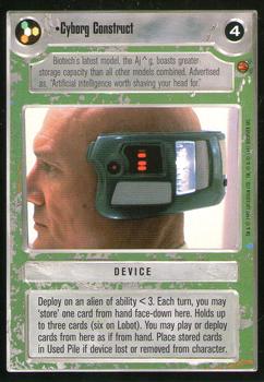 1997 Decipher Star Wars CCG Cloud City Limited #NNO Cyborg Construct Front