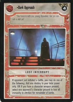 1997 Decipher Star Wars CCG Cloud City Limited #NNO Dark Approach Front