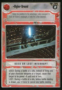 1997 Decipher Star Wars CCG Cloud City Limited #NNO Higher Ground Front