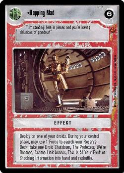 1997 Decipher Star Wars CCG Cloud City Limited #NNO Hopping Mad Front
