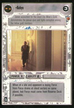 1997 Decipher Star Wars CCG Cloud City Limited #NNO Kebyc Front