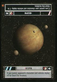 1997 Decipher Star Wars CCG Cloud City Limited #NNO Bespin Front