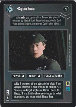 1997 Decipher Star Wars CCG Dagobah Limited #NNO Captain Needa Front