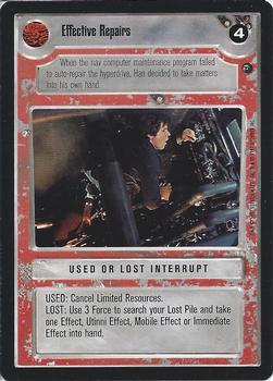 1997 Decipher Star Wars CCG Dagobah Limited #NNO Effective Repairs Front