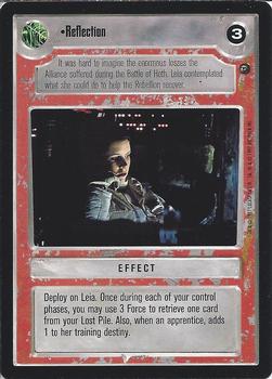 1997 Decipher Star Wars CCG Dagobah Limited #NNO Reflection Front