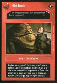 1998 Decipher Star Wars CCG Jabba's Palace Limited #NNO Hutt Smooch Front